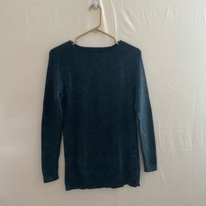 NWOT Banana Republic Longsleeve Ribbed Knit Crew Neck Sweater Tunic, Size S/M